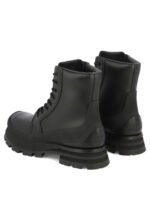 "Alexander McQueen" bottines homme noires en cuir – Image 4