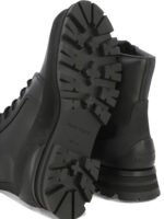 "Alexander McQueen" bottines homme noires en cuir – Image 5