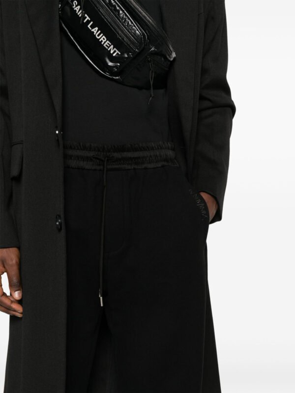 "Saint Laurent" Jogging noir en coton pour homme – Image 2