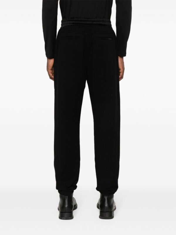 "Saint Laurent" Jogging noir en coton pour homme – Image 3