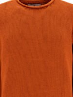 "Stone Island" Pull homme orange en coton coupe regular – Image 3