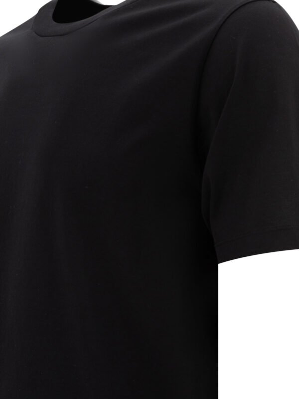 "Stone Island Shadow Project" T-shirt homme noir en polyamide coupe regular - Image 4