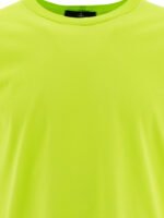 "Stone Island Shadow Project" T-shirt homme vert en polyamide coupe regular – Image 3