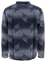 "RRL by Ralph Lauren" surchemise homme bleue jacquard en polyester et laine – Image 2