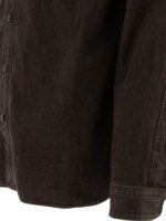 "RRL by Ralph Lauren" Chemise homme marron en denim brodé coupe regular – Image 4