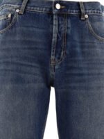 "Alexander McQueen" Jean homme bleu en denim coupe regular – Image 3