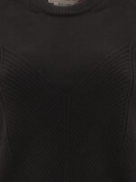 "Alexander McQueen" pull noir en laine et cachemire coupe regular pour femme – Image 3
