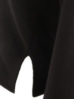 "Alexander McQueen" pull noir en laine et cachemire coupe regular pour femme – Image 4