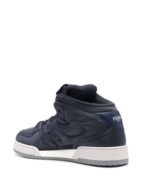 "Fendi" Sneakers homme bleues en polyamide coupe standard – Image 3
