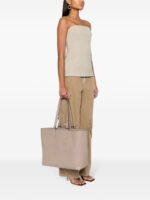 "Fendi" sac à main femme beige en cuir – Image 5