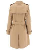 "Burberry" trench femme beige en coton coupe regular – Image 2