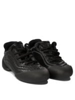 "Alexander McQueen" sneakers femme noires Flexion en cuir – Image 2