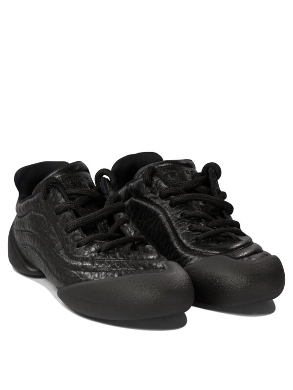"Alexander McQueen" sneakers femme noires Flexion en cuir – Image 2