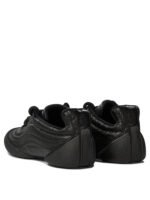 "Alexander McQueen" sneakers femme noires Flexion en cuir – Image 4