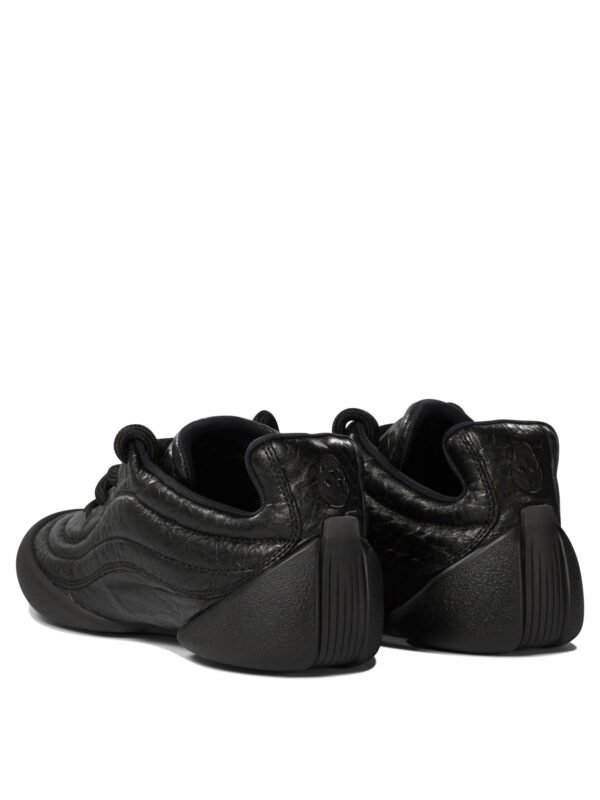 "Alexander McQueen" sneakers femme noires Flexion en cuir – Image 4
