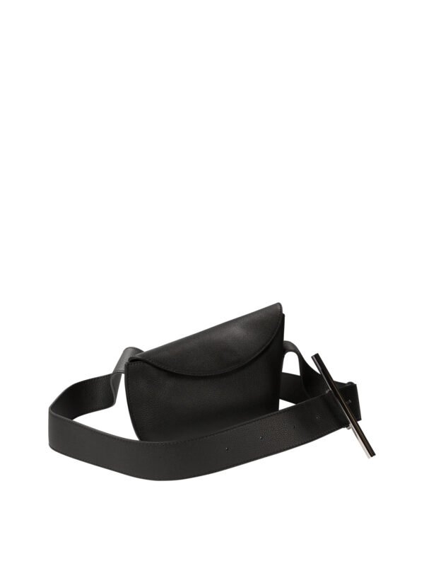 "Alexander McQueen" Sac bandoulière homme noir en cuir de veau – Image 2