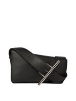 "Alexander McQueen" Sac bandoulière homme noir en cuir de veau – Image 3