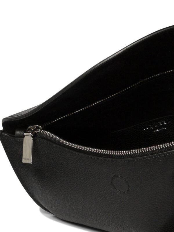 "Alexander McQueen" Sac bandoulière homme noir en cuir de veau – Image 5