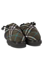 "Burberry" Chaussons homme verts en nylon coupe standard – Image 2