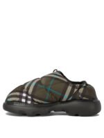 "Burberry" Chaussons homme verts en nylon coupe standard – Image 3