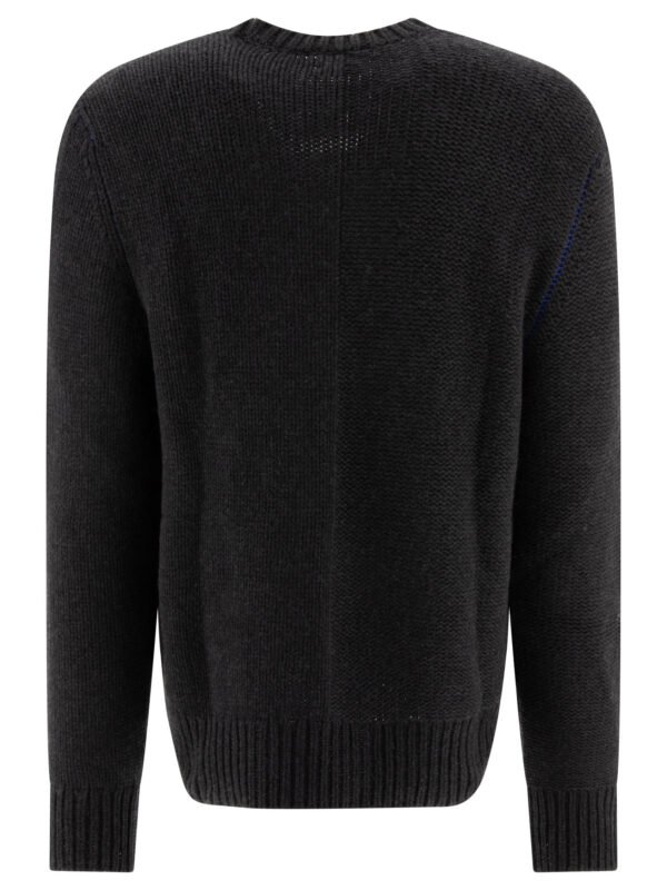 "Burberry" pull en cachemire noir coupe regular pour homme - Image 2
