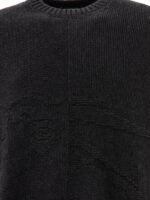 "Burberry" pull en cachemire noir coupe regular pour homme - Image 3