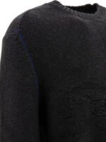 "Burberry" pull en cachemire noir coupe regular pour homme - Image 4