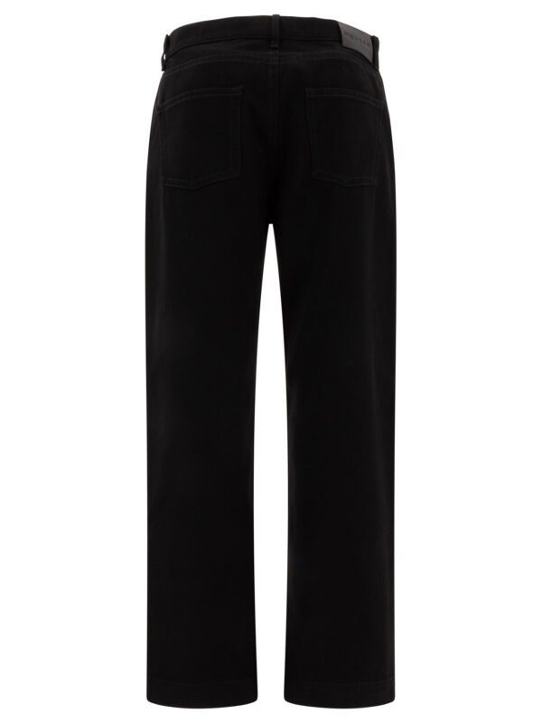 "Alexander McQueen" pantalon homme noir en coton – Image 2