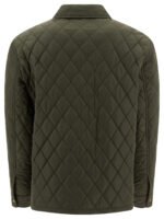 "Burberry" Veste homme verte en coton coupe classique – Image 2