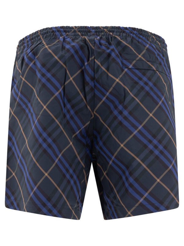 "Burberry" Short de bain homme noir en polyamide coupe classique – Image 2