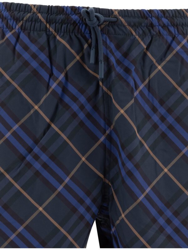 "Burberry" Short de bain homme noir en polyamide coupe classique – Image 3