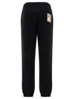 "Burberry" Pantalon femme noir en coton coupe standard – Image 2