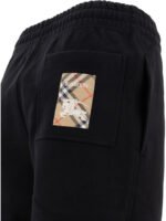 "Burberry" Pantalon femme noir en coton coupe standard – Image 4