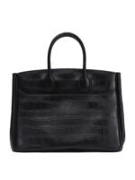 "Burberry" Sac à main femme noir en cuir – Image 3