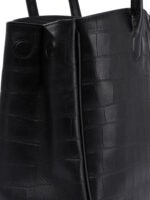 "Burberry" Sac à main femme noir en cuir – Image 4