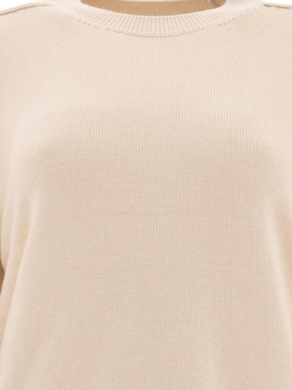 "Burberry" Pull femme beige en laine – Image 3