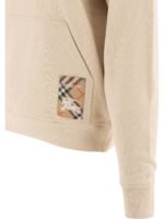 "Burberry" Sweatshirt femme beige en coton coupe standard - Image 4