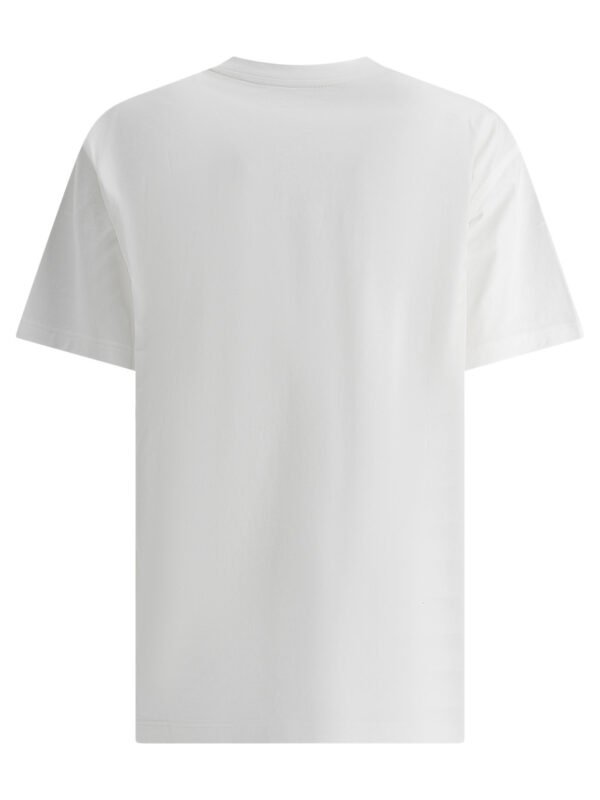 "Burberry" T-shirt femme blanc en coton coupe décontractée – Image 2