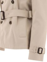 "Burberry" trench femme marron  coupe slim – Image 4
