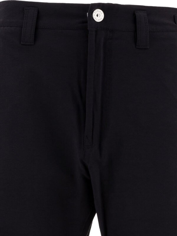 "Stone Island" Pantalon homme bleu en laine et matières techniques coupe regular – Image 3
