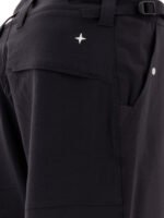 "Stone Island" Pantalon homme bleu en laine et matières techniques coupe regular – Image 4