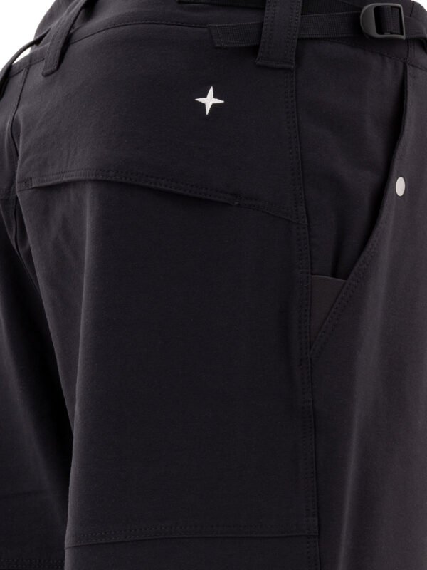 "Stone Island" Pantalon homme bleu en laine et matières techniques coupe regular – Image 4
