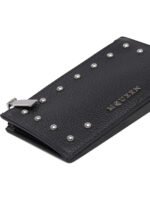 "Alexander McQueen" porte-cartes homme noir en cuir – Image 4