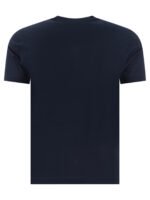 "Zanone" t-shirt homme bleu en coton coupe regular – Image 2