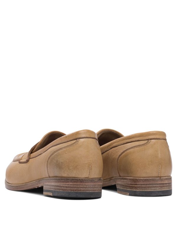 "Sturlini" mocassins femme beiges en cuir – Image 4