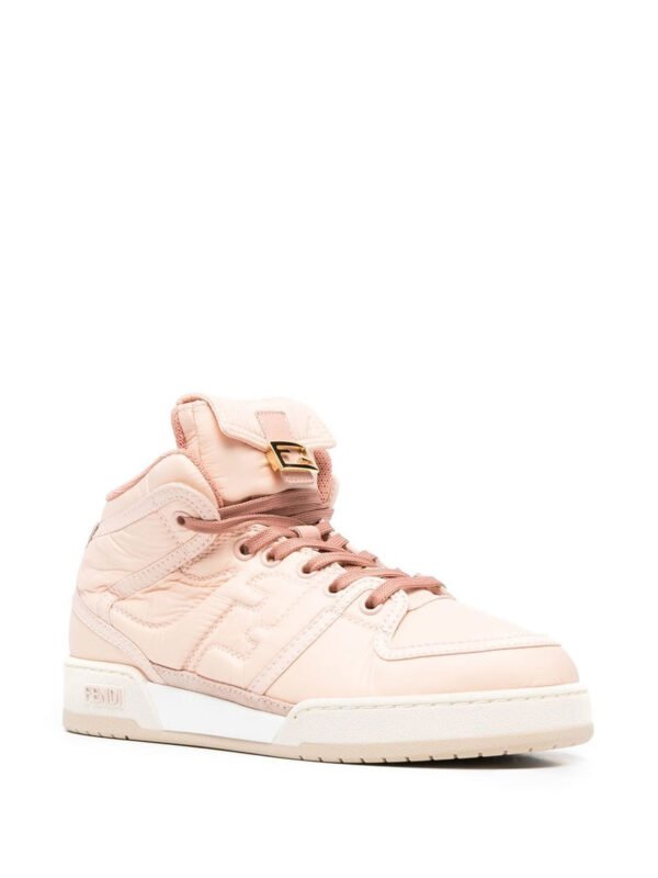 "Fendi" sneakers femme roses en polyamide – Image 2