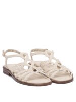 "Pons Quintana" sandales femme blanches en cuir - Image 2