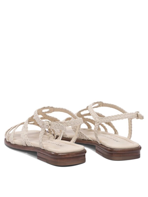 "Pons Quintana" sandales femme blanches en cuir - Image 4