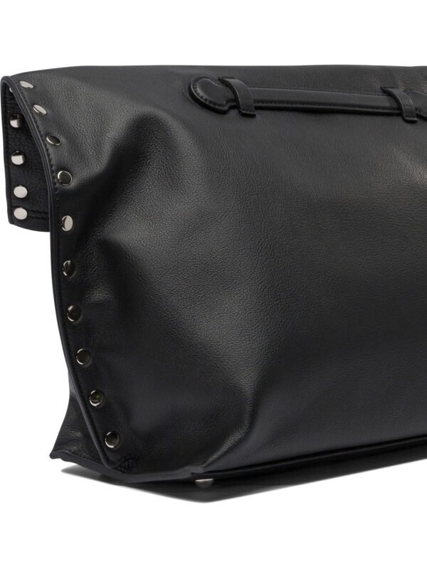 "Zanellato" sac à main femme noir en cuir – Image 4