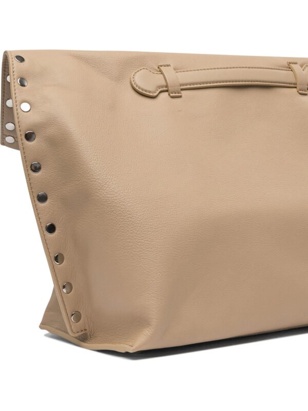 "Zanellato" sac à main femme beige en cuir – Image 4